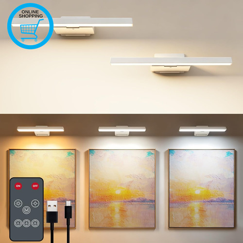 2pack picture lights for - lights,